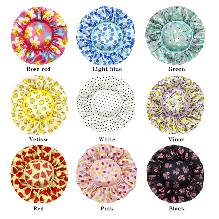 Wholesale Kids Color Stretch Polyester Nightcap Hair Care Cap JDC-FH-DCai001