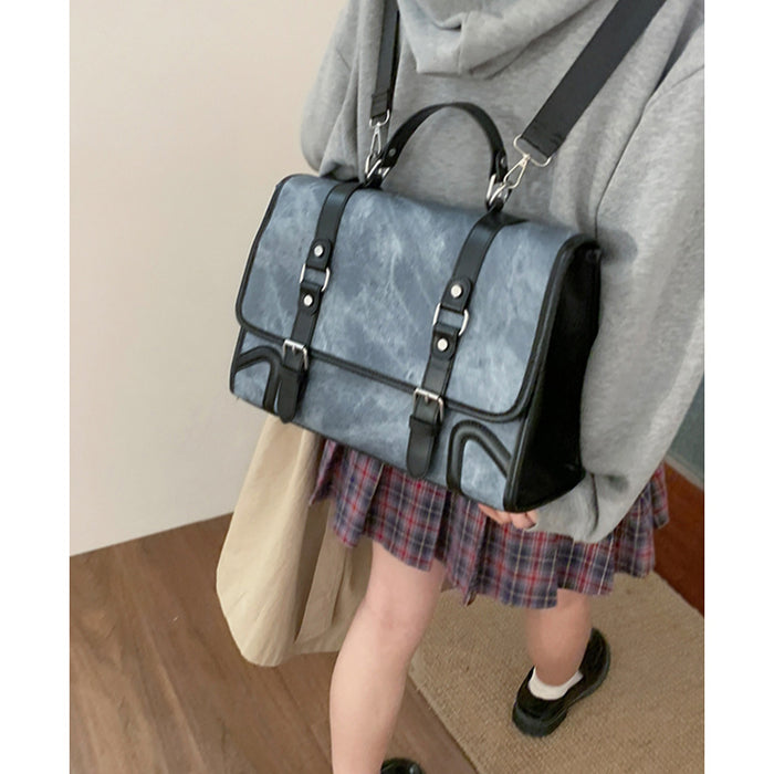 Wholesale Retro backpack, fashionable college style, versatile, large capacity shoulder bag