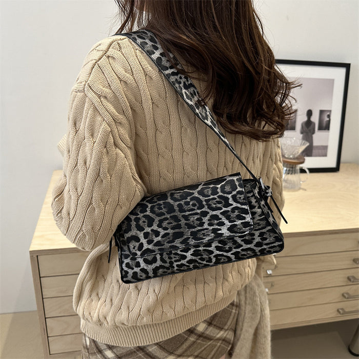 Wholesale Leopard Print Women's One Shoulder Crossbody Underarm Bag JDC-SD-HT017