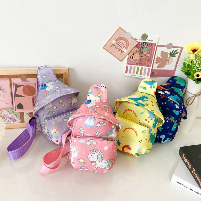 Wholesale Nylon Cartoon Style Children's Chest Bag Crossbody Bag Accessories Coin Purse JDC-SD-YuanDuo075