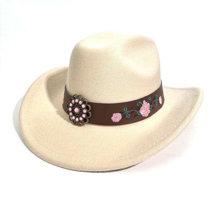 Wholesale Fashion woolen sun protection hat, denim hat, top hat