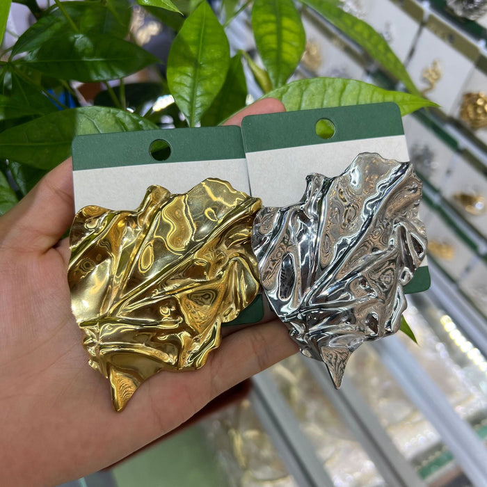 Wholesale Stainless Steel Irregular Brooch Fashion Versatile Design Pin Collar Accessories