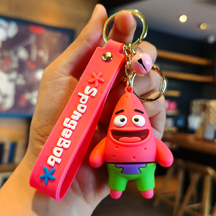 Wholesale Cartoon Doll Silicone Keychain JDC-KC-Tingm256