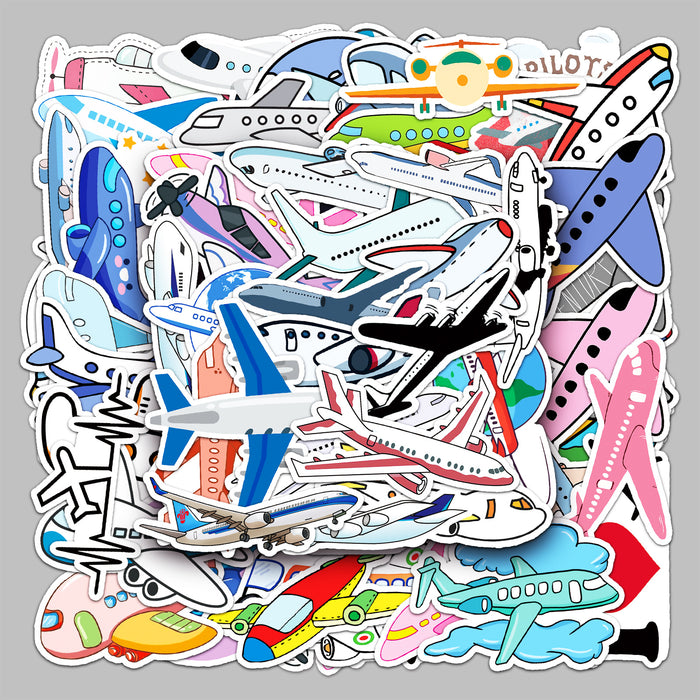 Wholesale 50pcs flying cartoon luggage stickers