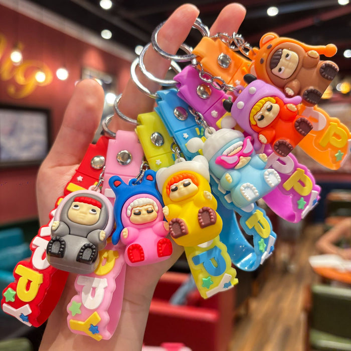 Wholesale Keychain cute disguise l Bubu doll keychain doll student backpack pendant