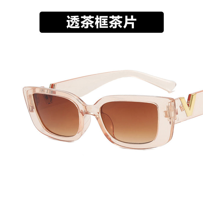 Wholesale Fashion Glasses, Personalized Polygonal Sunglasses, Retro Small Frame Sunglasses, Trendy