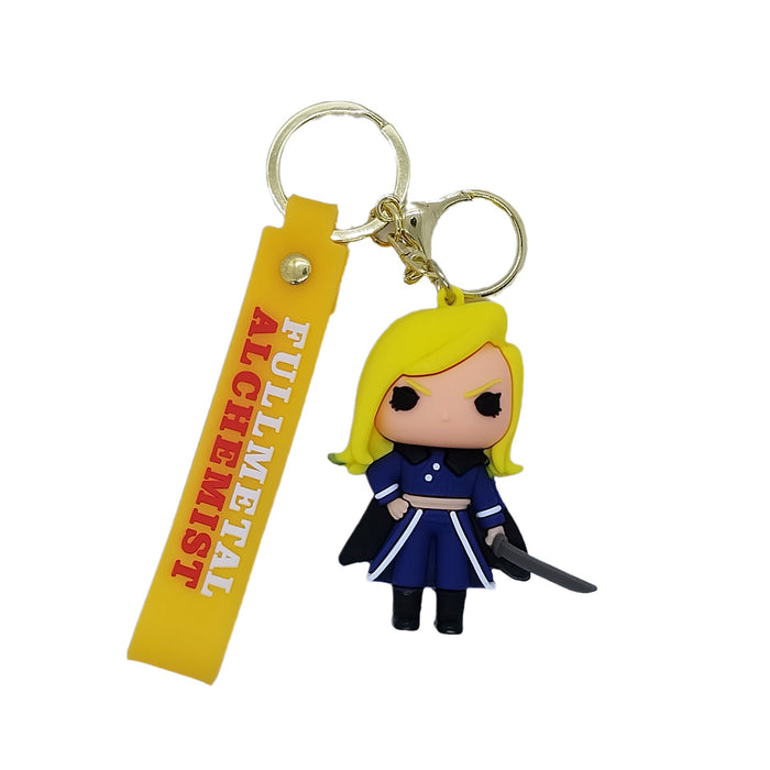 Wholesale Cartoon alchemist doll key chain pendant bag car key chain pendant