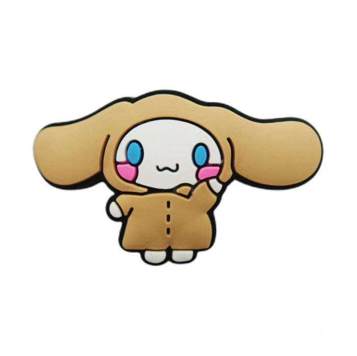 Wholesale 100 Pcs Shoe Flower Shoe Buckle Hole Shoe Accessories PVC Soft Glue Jewelry