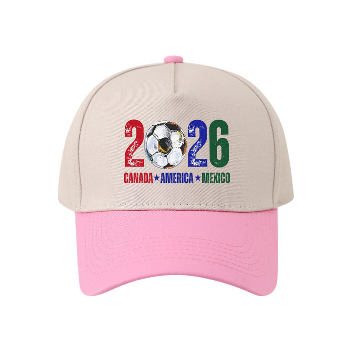 Wholesale World Cup Printed Outdoor Sun Hat Baseball Cap