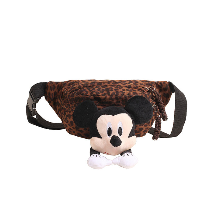 Wholesale Leopard Print Chest Bag Women's Crossbody Bag  Waist Bag