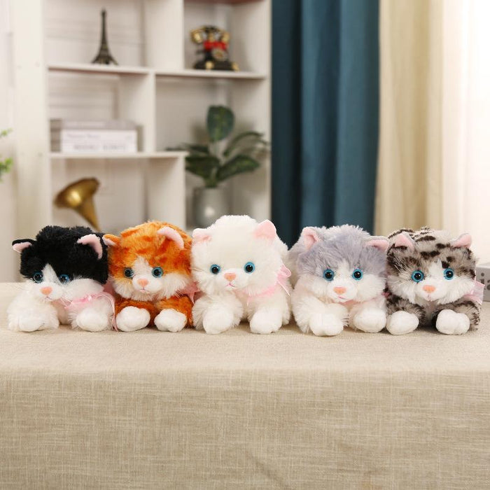 Wholesale Will Be Called Simulation Cat Doll Cute Little Cat Plush Toy Children To Sleep with Doll Birthday Gift JDC-DO-MW009