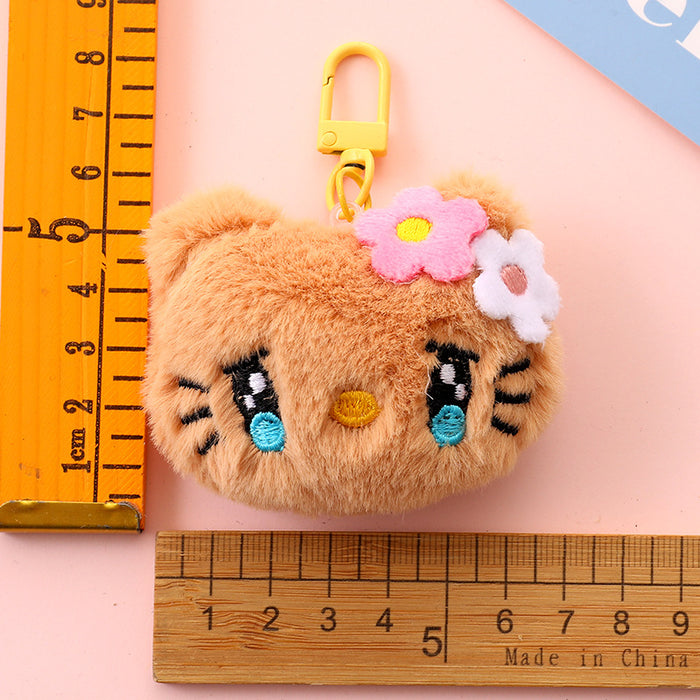 Wholesale Cute cartoon plush doll brooch keychain
