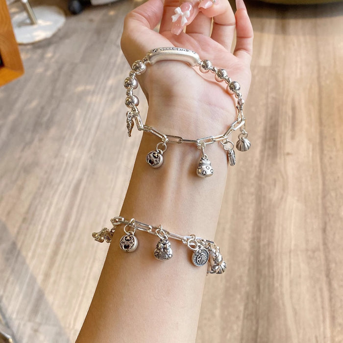 Wholesale Niche personalized design wristband round brand versatile bracelet