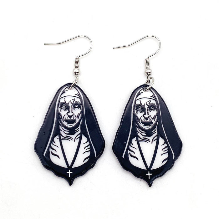 Wholesale  Horror Movie Earrings Figure Acrylic Earrings
