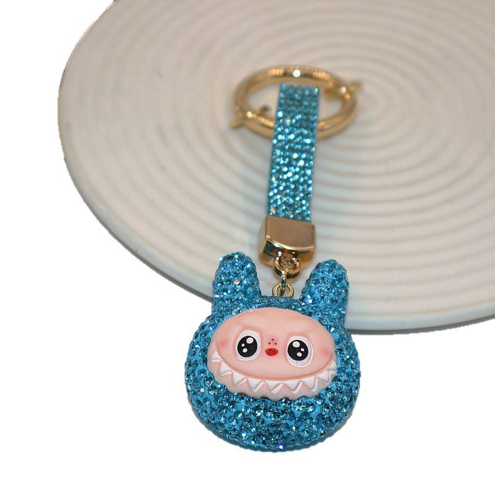 Wholesale Soft Clay Keychain with Diamonds,  Cute Personalized Bag Pendant,  Car Keychain,  Colorful Accessories