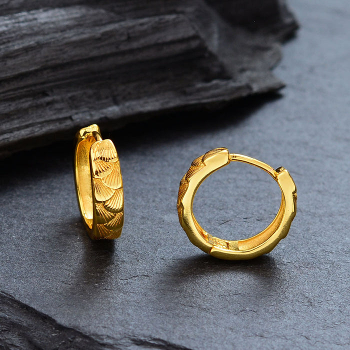 Wholesale Fashionable Koi Ear Ring Earrings with Advanced Design, Good Luck, Light Luxury, Niche Earrings and Accessories