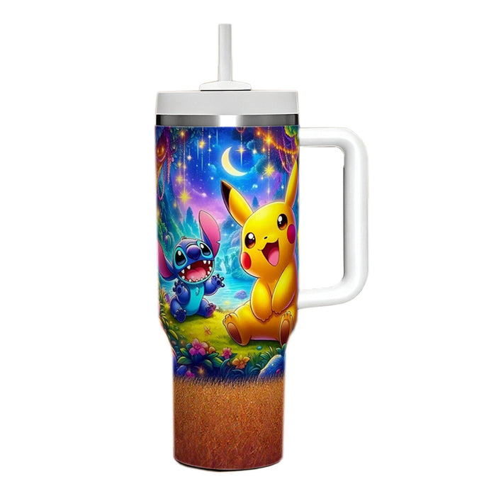 Wholesale 40oz Car Cup  Cartoon Stainless Steel  ice bullies cup Tumbler Thermos Cup