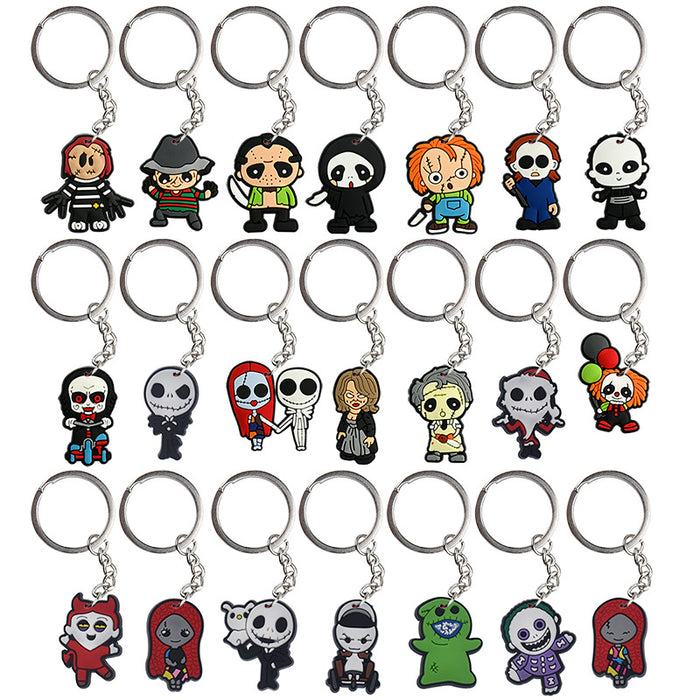 Wholesale  Cartoon PVC Keychain Pendant Fashion Accessory for Bags MOQ≥10