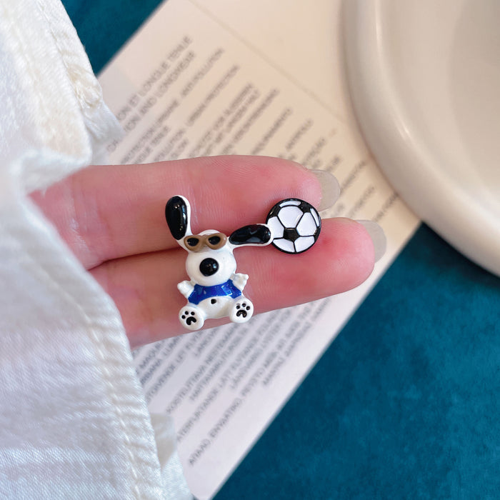 Wholesale Cute Fun Silver Needle Earrings