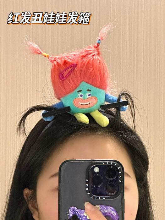 Wholesale Cartoon Plush Doll Headband JDC-HD-Hengz003