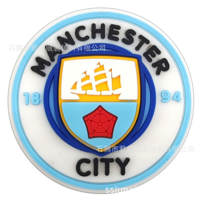 Wholesale 50pcs Football team standard Jersey Shoes Charms