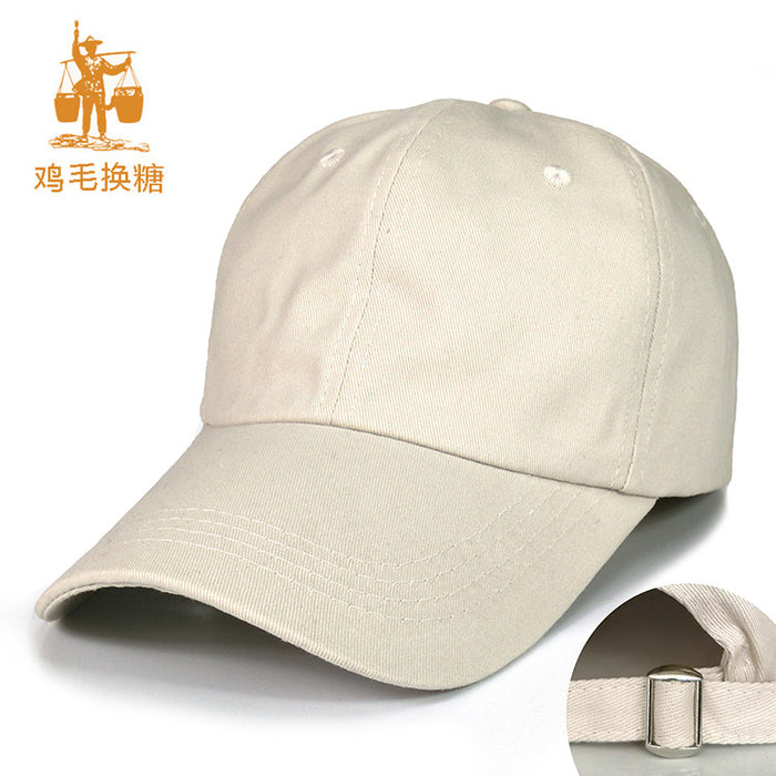 Wholesale Lightweight baseball cap with soft top and no lining, simple cotton duckbill cap