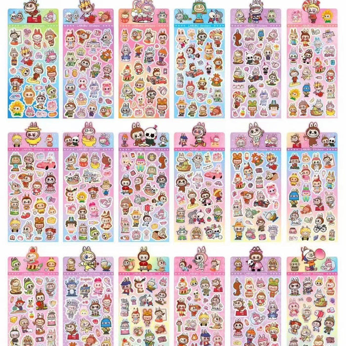 Wholesale cartoon Laser Goo Card Sticker Cute Hand Account Decoration Sticker