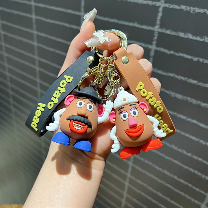 Wholesale Creative Cartoon Cute PVC Soft Keychains JDC-KC-JinB025