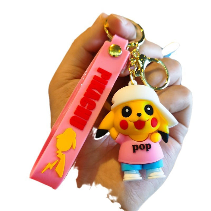 Wholesale Rubber Cartoon Doll Keychain JDC-KC-Tingm172