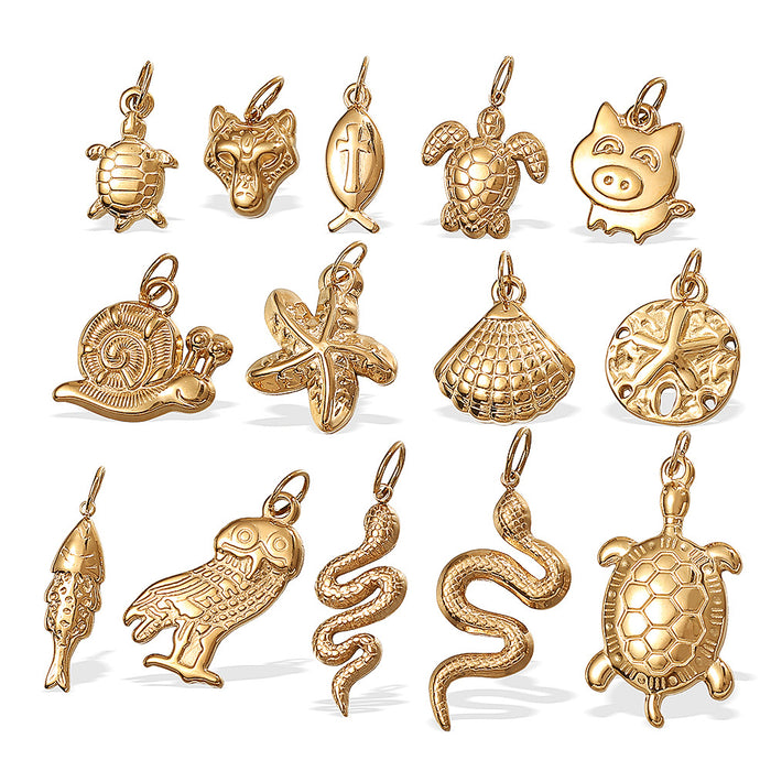 Wholesale Turtle  Dolphin Tuna Pendant Marine Series Pendant