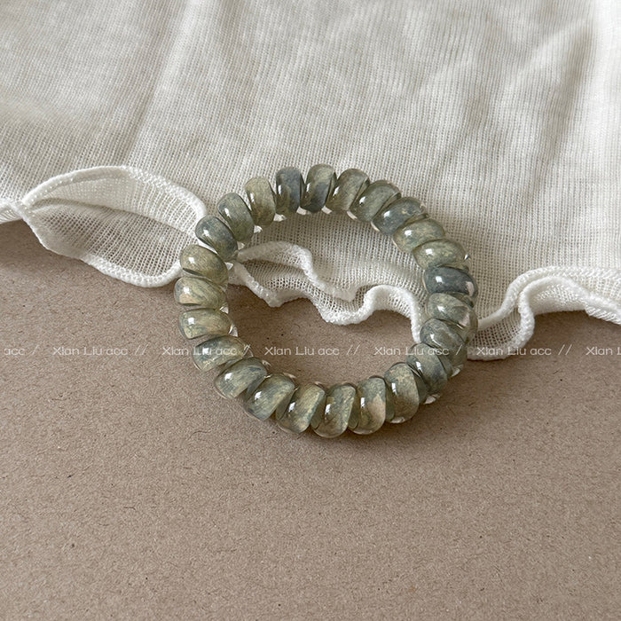 Wholesale New Cat Eye Color Transparent Phone Rope with No Trace Phone Cable Hair Rope Head Rope Rubber Band