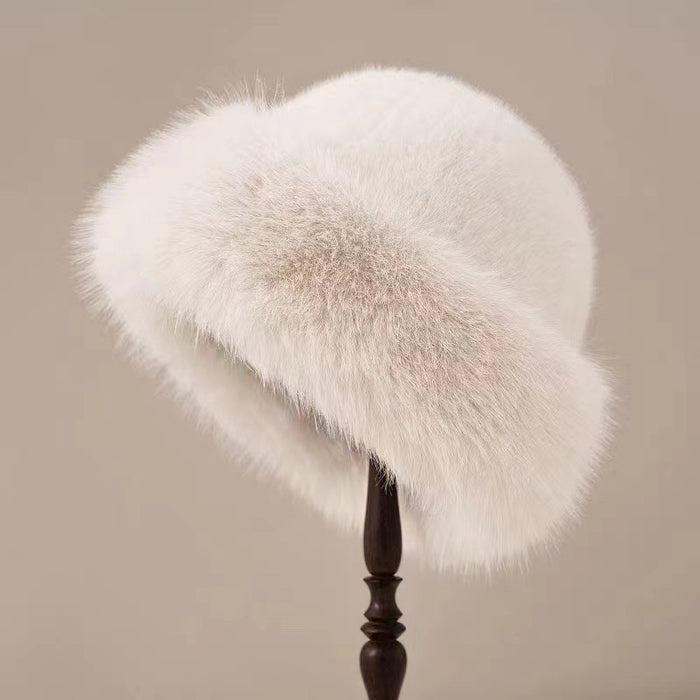 Wholesale Mongolian Hat Autumn and Winter Thick Plush Imitation Mink JDC-FH-JW008