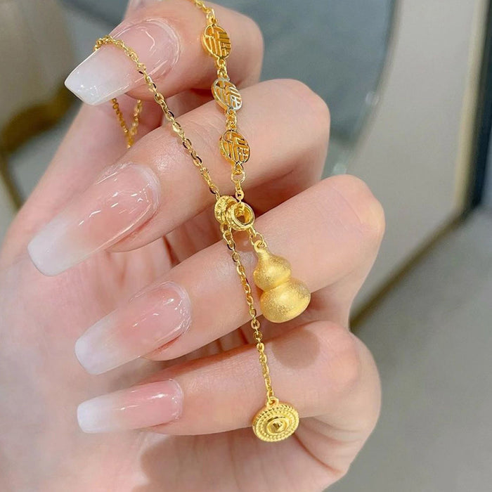 Wholesale Pendant necklace, women's tassel, retro and versatile, fashionable temperament, collarbone chain