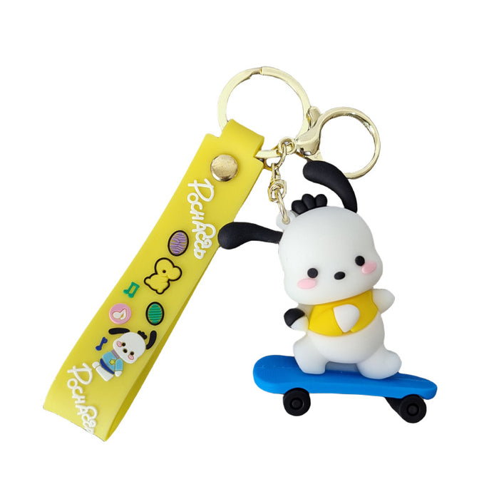 Wholesale Cartoon Silicone Doll Keychain JDC-KC-ZhuoRan020