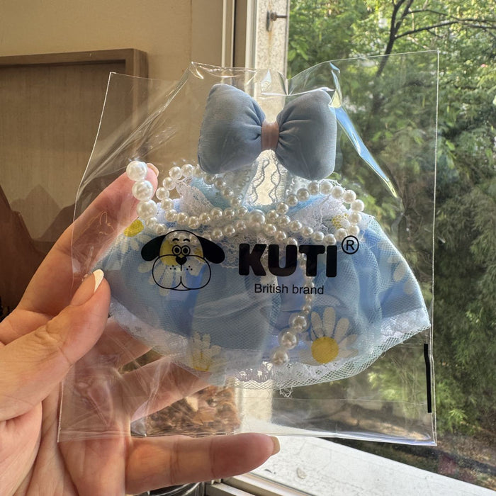 Wholesale Clothing set with bow and pearl lace skirt,  boo doll clothing and accessories