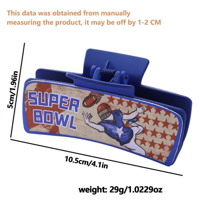 Wholesale Fashionable rugby hair accessories Hair Clips