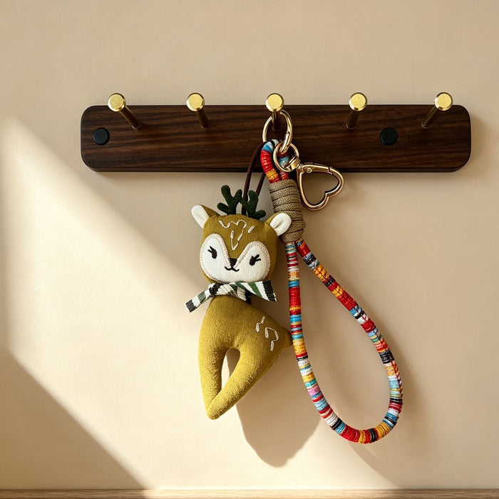 Wholesale Vintage Cute Cartoon Cloth Keychain Bag Charm Accessory