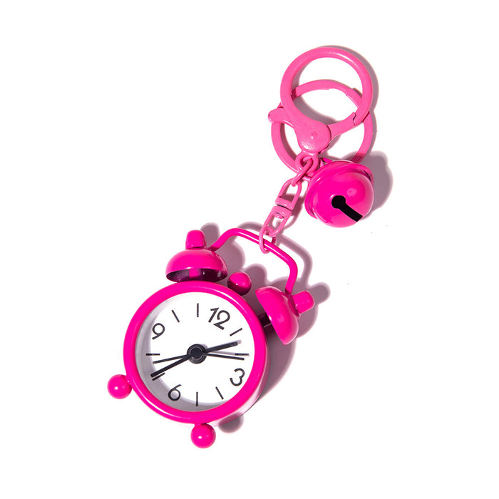 Wholesale Creative Function Mini Alarm Clock Keychain Exquisite Car Pendant