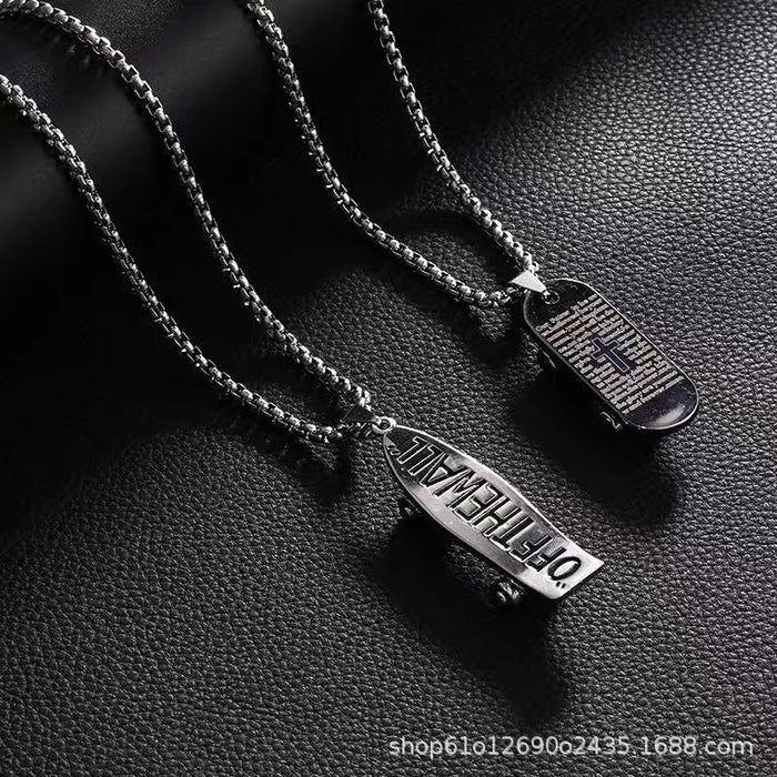 Wholesale Personalized Pendant Stainless Steel Necklace JDC-NE-YSJZ001