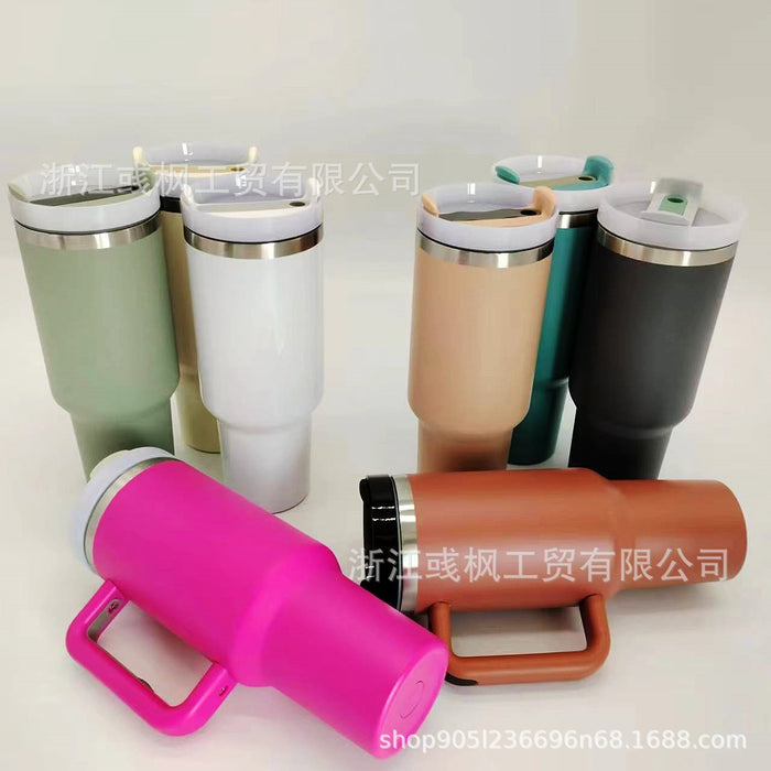 Wholesale Trendy Insulated Stainless Steel Water Bottle 40oz with Handle MOQ≥2