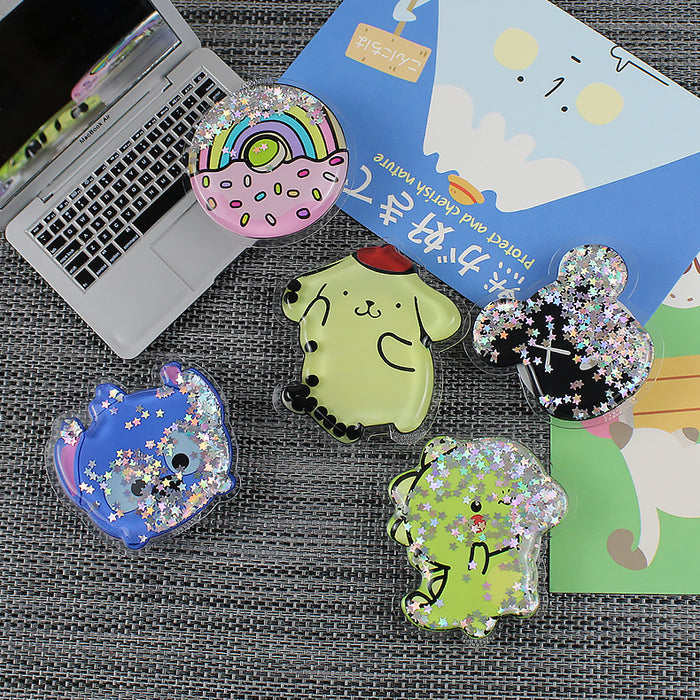 Wholesale Creative Cartoon Quicksand Phone Cushion Stand