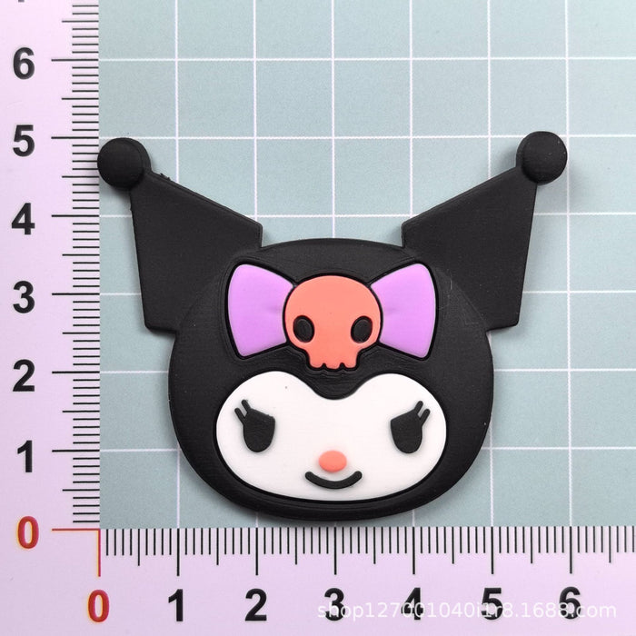 Wholesale DIY kit accessories PVC soft rubber phone case slippers shoe buckle decoration cup patch