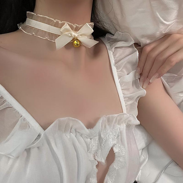 Wholesale Cat ears bell hairband hairpin headdress personalized maid hairpin bow headband headdress