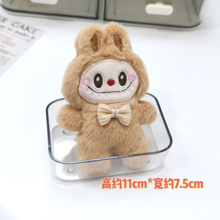 Wholesale Cartoon Cute Cloth Pendant Rabbit Plush Brooch Doll Doll Small Gift Clothing Accessories