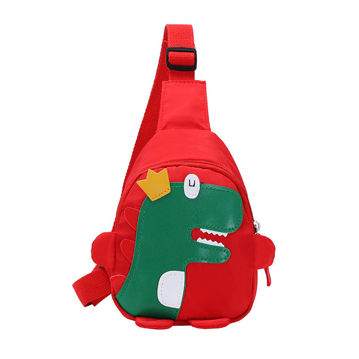 Wholesale Cartoon children's bag dinosaur children's chest bag cute girl backpack boy baby diagonal bag