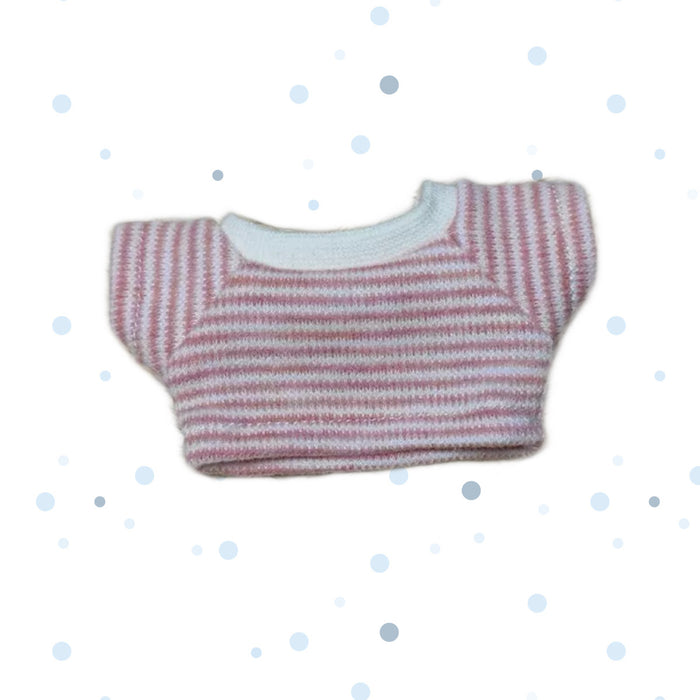 Wholesale cloth multicolor suspenders striped short sleeve sweater suit clothes