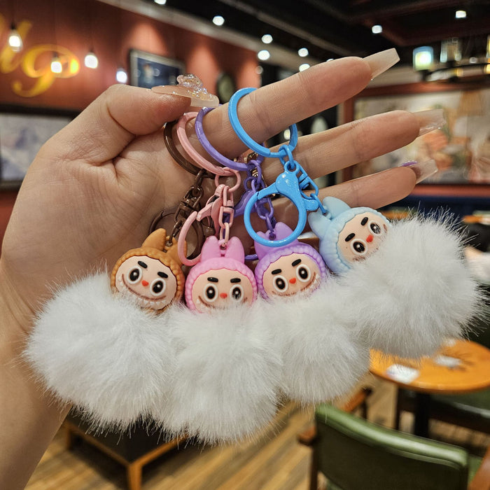 Wholesale Cartoon Doll Functional Luminous Cloth Creative Cartoon Cute Keychain Bag Pendant Keychain Car Buckle