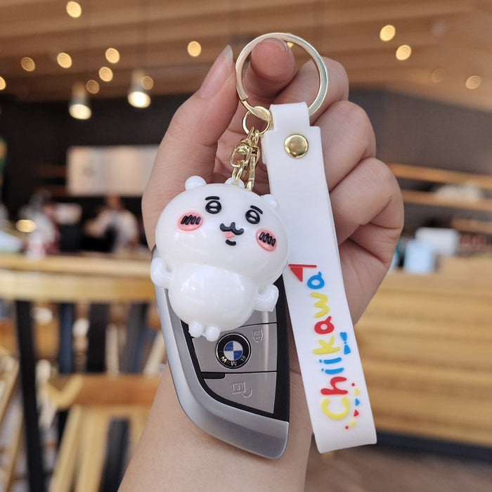 Wholesale Cartoon Silicone Doll Keychain JDC-KC-ZhuoRan017