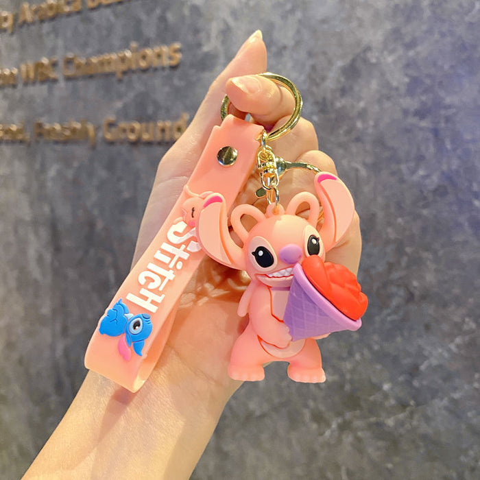 Wholesale Creative cartoon keychain, cute campus style keychain