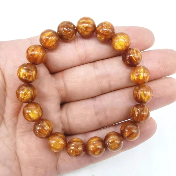 Wholesale Golden Sea Willow Hand String Buddha Pagoda Single Circle Buddha Bead National Style Jewelry